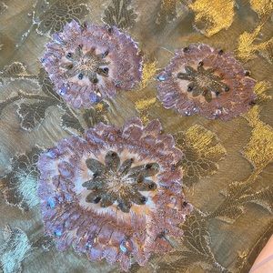 Sandy Starkman embellished tank, 💯 silk, size XL